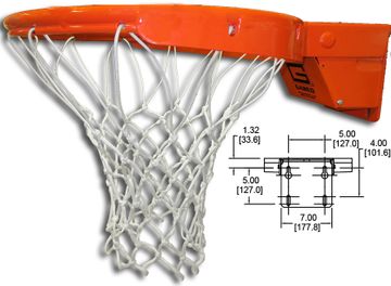 Gared 2500 Collegiate Premium Breakaway Basketball Rim