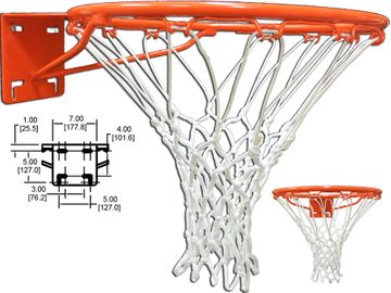 Gared 4039 High Strength Institutional Fixed Basketball Rim