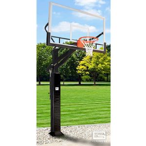 Gared All Pro Jam Inground Adjustable Hoop - 72 Inch Glass - Glass, Acrylic or Polycarbonate