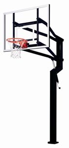 Goalsetter Captain Inground Adjustable Hoop - 60 Inch Glass or Acrylic