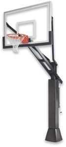 Ironclad FullCourt 664-XL Inground Adjustable Hoop - 60 Inch Glass