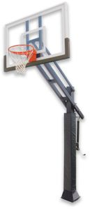 Ironclad Triple Threat 553-LG Inground Adjustable Hoop - 60 Inch Glass