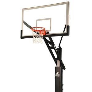 Jaypro Titan CVX2 Inground Adjustable Hoop - 72 Inch Glass