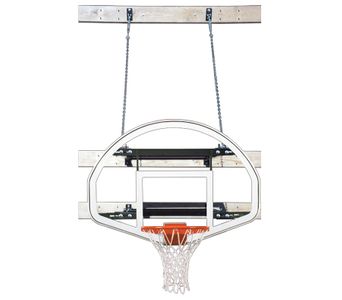 First Team SuperMount 46 Advantage Wall-Mounted Hoop - Fan-Shaped Glass