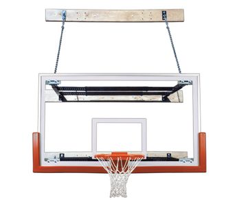 First Team SuperMount 46 Victory Wall-Mounted Hoop - 72 Inch Glass