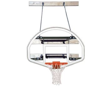 First Team SuperMount 68 Advantage Wall-Mounted Hoop - Fan-Shaped Glass