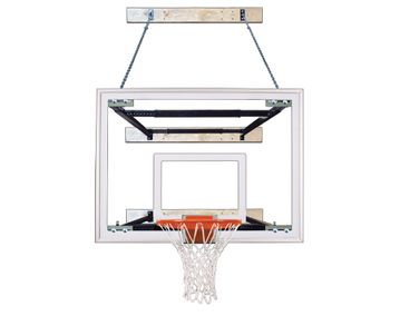 First Team SuperMount 68 Maverick Wall-Mounted Hoop - 54 Inch Glass
