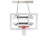 First Team SuperMount 68 Select Wall-Mounted Hoop - 60 Inch Acrylic
