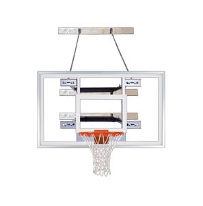 First Team SuperMount 80 Pro Wall-Mounted Hoop - 60 Inch Glass