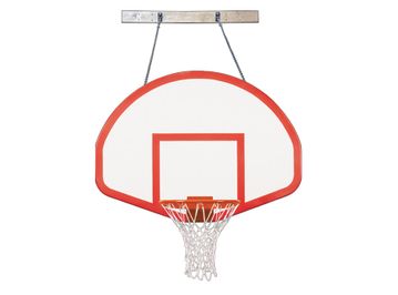 First Team SuperMount 80 Rebound Wall-Mounted Hoop - 54 Inch Fiberglass