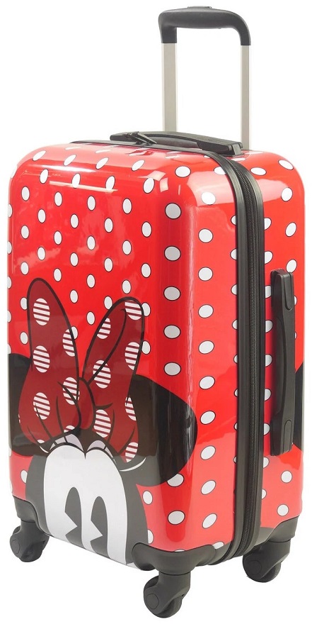 minnie mouse spinner luggage