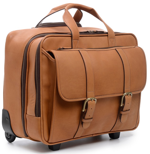 Korchmar Kenton Overnight Wheeled Litigation Briefcase Briefcases