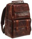 Mancini Buffalo Leather 15.6" Laptop Backpack