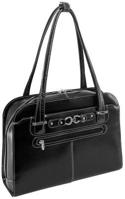 McKlein W Series Oak Grove Leather Laptop Briefcase
