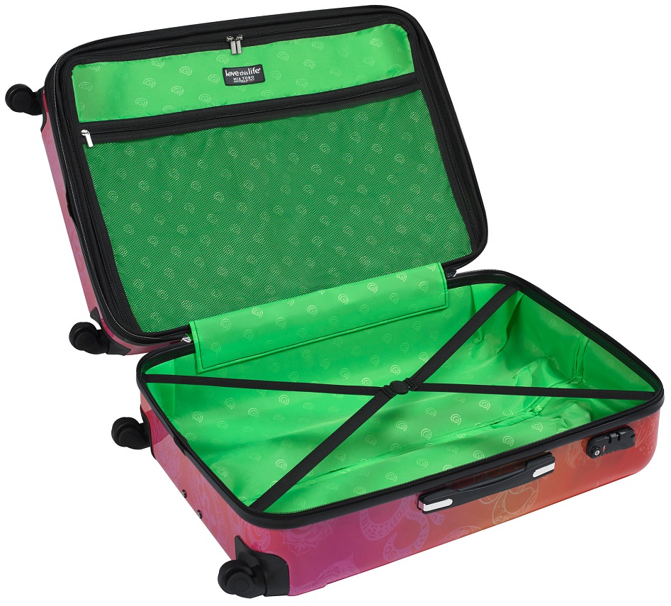 Mia Toro Love This Life "OM" 3Piece Luggage Set Mia Toro