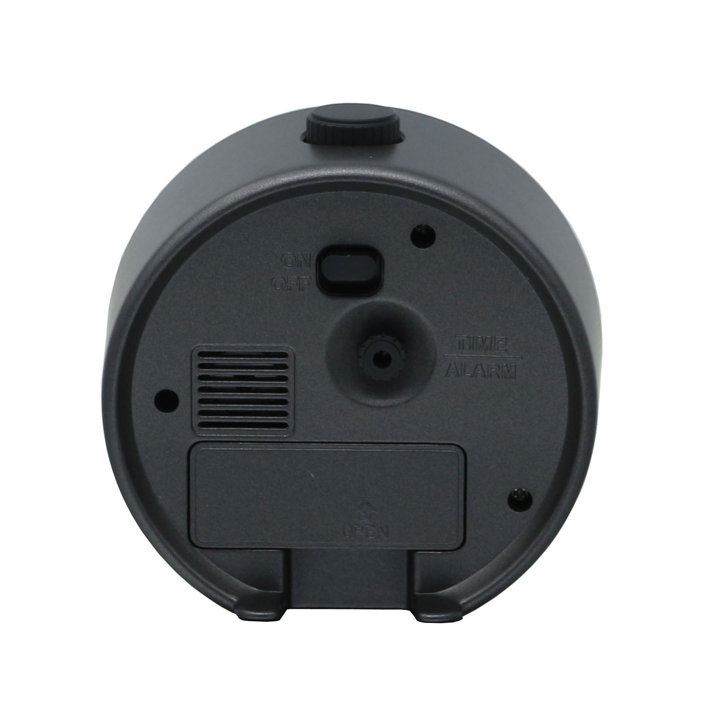 Mai Heritage Metallic Black Alarm Clock by Seiko