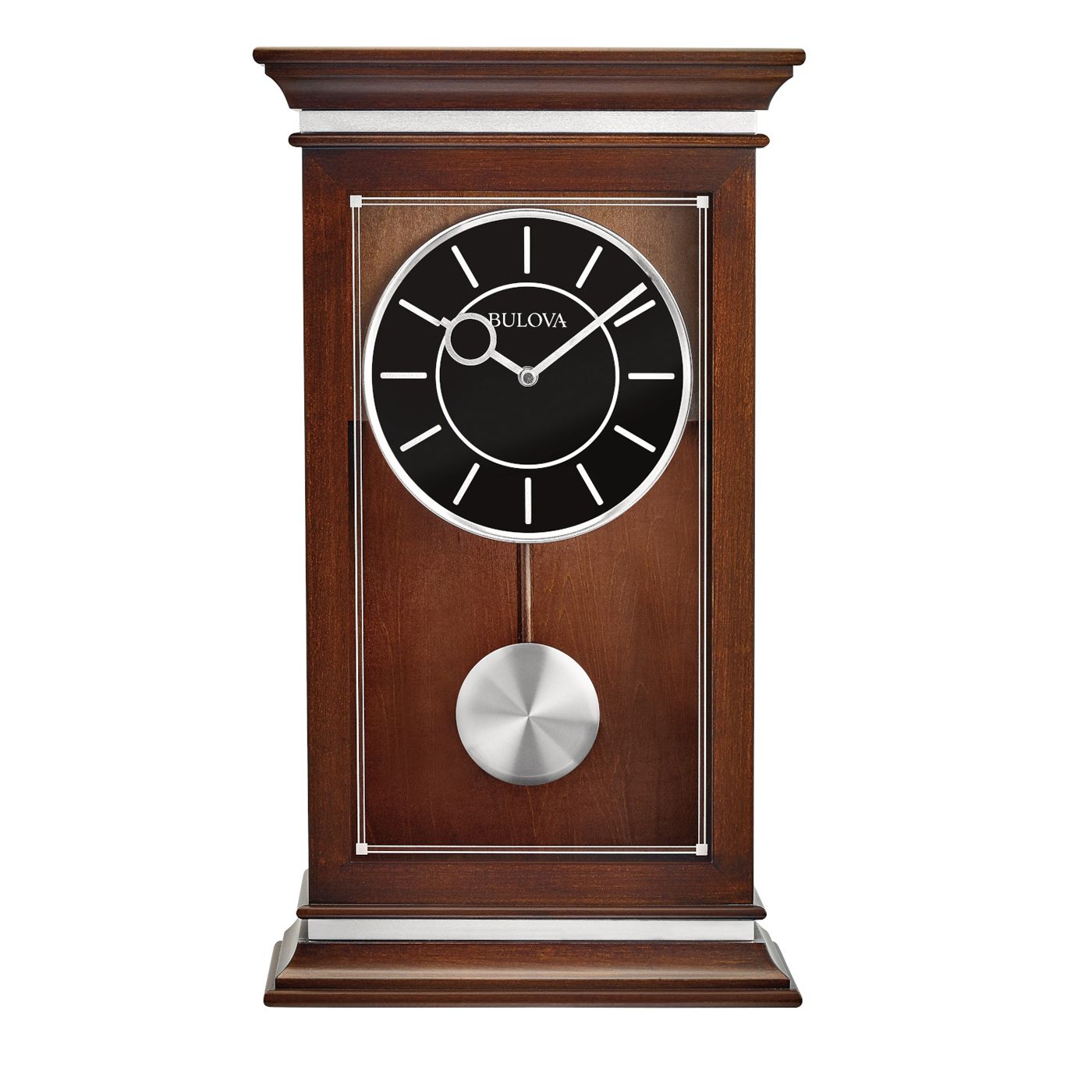 Westport Espresso Chiming Mantle Clock by Bulova