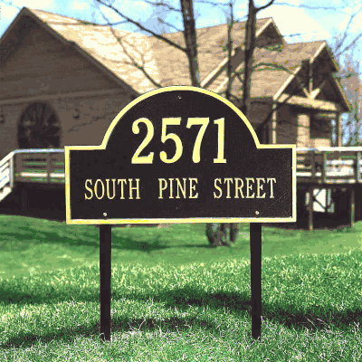 Arch Marker Estate Plaque by Whitehall