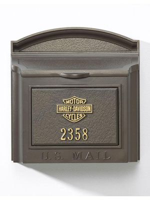 Harley Davidson Wall Mount Mailbox