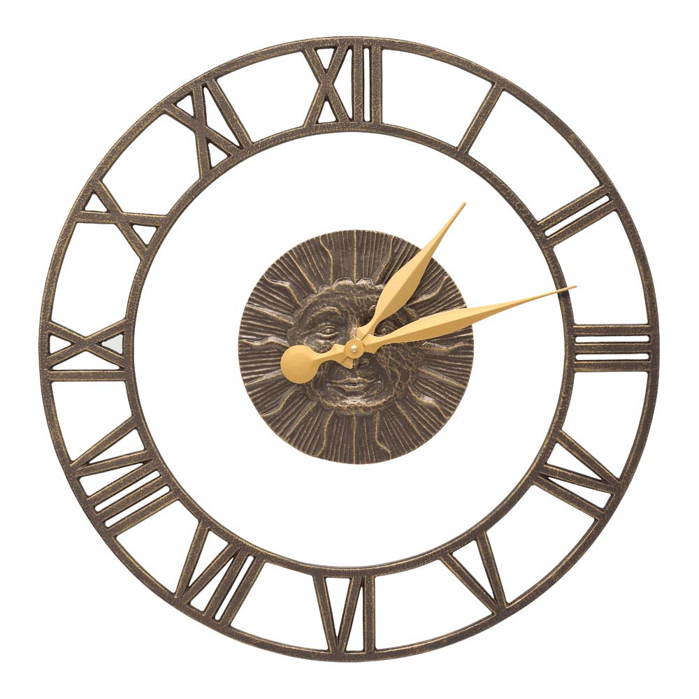 Sunface Floating Ring Clock by Whitehall Products
