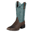 Ariat� Women's Quickdraw Western Boot Brown Rowdy/Saphire Blue