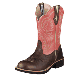 Ariat� Women's Showbaby Western Boot Brown Rowdy / Rose