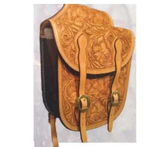 Billy Cook Authentic Tooled Sheridan Saddle Bags #15-2730