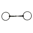 Black Sweet Iron Loose Ring Snaffle Bit 