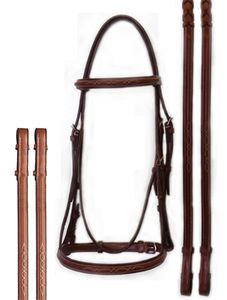 Bobby's Platinum Series Raised, Fancy Bridle