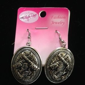 Dangle Double Gun Earrings