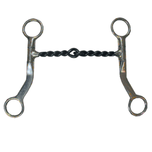 Flat Shank Twisted Sweet Iron Bit