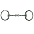 French Link Flat Ring Eggbutt Snaffle Bit French Link Flat Ring Eggbutt Snaffle Bit