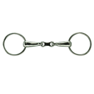 French Link Hollow Mouth Loose Ring Bit 