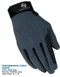 HERITAGE PERFORMANCE FLEECE GLOVES Grey and Burgundy HERITAGE PERFORMANCE FLEECE GLOVES Grey and Burgundy