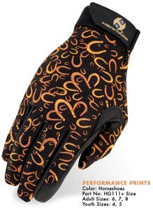 HERITAGE PERFORMANCE GRAPHIC PRINTS GLOVES