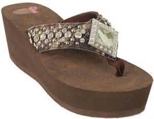 Justin Lauren Wedge Flip Flop