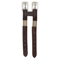 Leather Girth Extender with Elastic