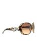 M & F Western Crystal Flower Sunglasses by Blazin Roxx