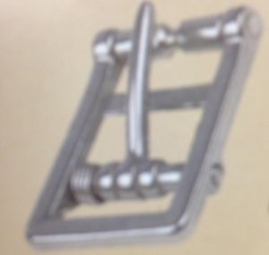 M. Toulouse Sheepskin Shaped Leather Girth with Spring Buckles