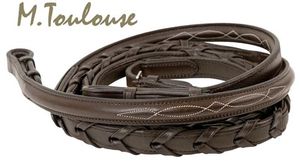Marcel Toulouse Platinum Covered Laced Reins 