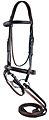 Marcel Toulouse Raised Eventing Bridle with Soft Touch Rubber Reins