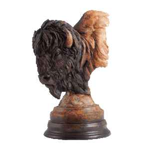 Mill Creek Studios Bad Lands Buffalo Sculpture