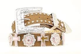 Nocona Women's Cross & Concho Crystal Belt