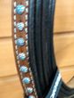 Showman ® Studded Headstall and Breast Collar Set Showman ® Studded Headstall and Breast Collar Set