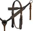 Showman ® Studded Headstall and Breast Collar Set Showman ® Studded Headstall and Breast Collar Set