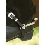 Spur Straps W/Silver Buckles