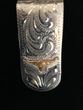 Sterling Silver Longhorn Money Clip