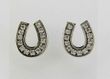 Swarovski crystal Horse Shoe Earrings