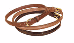 Tory Leather Stitched Raised Leather Belt