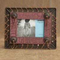 Triple Creek 4x6 Red Antique Crackle Frame